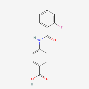 4-(2-Fluorobenzamido)benzoic acid
