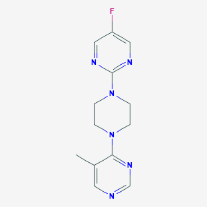 4-[4-(5-Fluoropyrimidin-2-yl)piperazin-1-yl]-5-methylpyrimidine