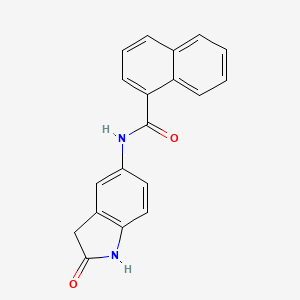 N-(2-oxoindolin-5-yl)-1-naphthamide