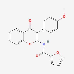 N-[3-(4-methoxyphenyl)-4-oxo-4H-chromen-2-yl]furan-2-carboxamide