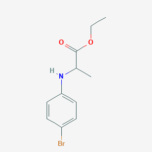 Ethyl N-(4-bromophenyl)alaninate