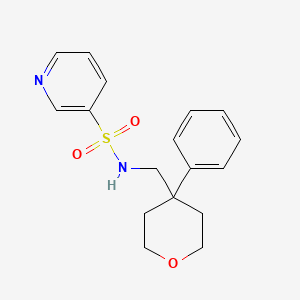 molecular formula C17H20N2O3S B2592338 N-[(4-phenyloxan-4-yl)methyl]pyridine-3-sulfonamide CAS No. 1207002-02-5