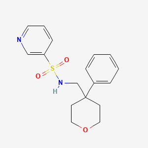 N-((4-phenyltetrahydro-2H-pyran-4-yl)methyl)pyridine-3-sulfonamide