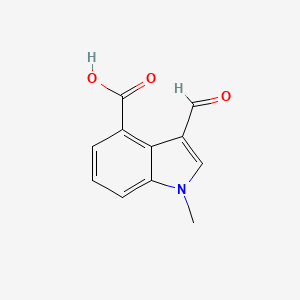 3-formyl-1-methyl-1H-indole-4-carboxylic acid