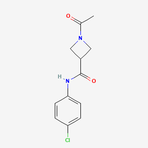 1-acetyl-N-(4-chlorophenyl)azetidine-3-carboxamide