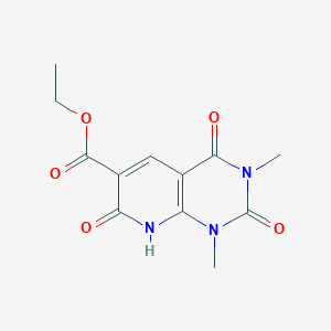 Ethyl 1,3-dimethyl-2,4,7-trioxo-1,2,3,4,7,8-hexahydropyrido[2,3-d]pyrimidine-6-carboxylate