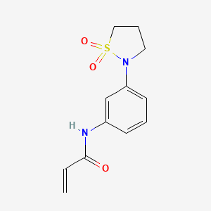 N-[3-(1,1-Dioxo-1,2-thiazolidin-2-yl)phenyl]prop-2-enamide