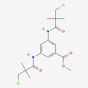 Methyl 3,5-bis[(3-chloro-2,2-dimethylpropanoyl)amino]benzenecarboxylate