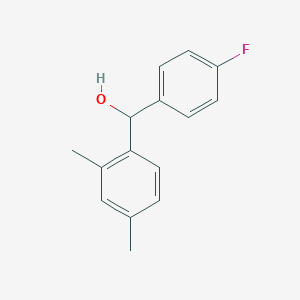 molecular formula C15H15FO B025924 (2,4-Dimethylphenyl)(4-fluorophenyl)methanol CAS No. 356040-80-7