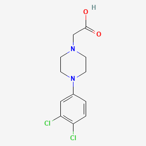 molecular formula C12H14Cl2N2O2 B2592429 [4-(3,4-Dichlorophenyl)piperazin-1-yl]acetic acid CAS No. 1267378-51-7