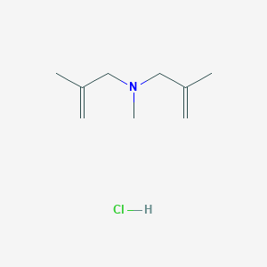 molecular formula C9H18ClN B2592484 Methylbis(2-methylprop-2-en-1-yl)amine hydrochloride CAS No. 60338-16-1