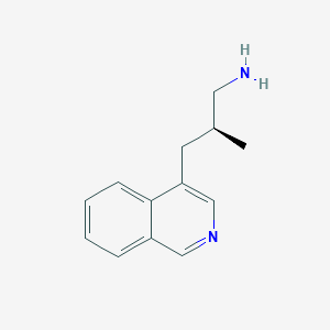 (2S)-3-Isoquinolin-4-yl-2-methylpropan-1-amine