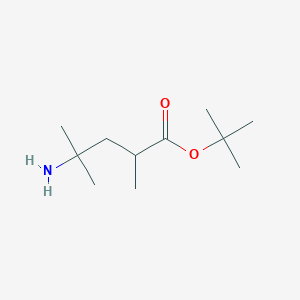 Tert-butyl 4-amino-2,4-dimethylpentanoate