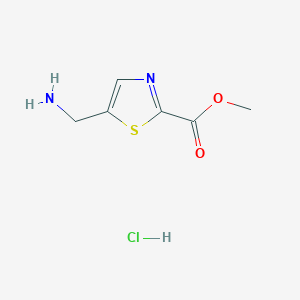 Methyl 5-(aminomethyl)-1,3-thiazole-2-carboxylate;hydrochloride