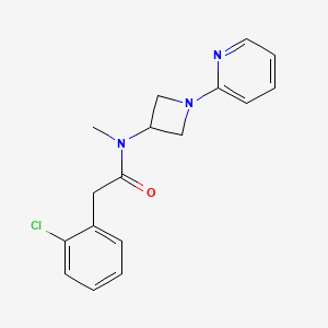 2-(2-Chlorophenyl)-N-methyl-N-(1-pyridin-2-ylazetidin-3-yl)acetamide