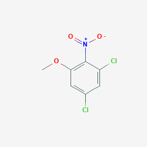 molecular formula C7H5Cl2NO3 B2592555 1,5-Dichloro-3-methoxy-2-nitrobenzene CAS No. 74672-01-8
