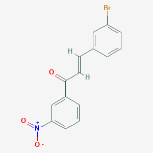 (2E)-3-(3-Bromophenyl)-1-(3-nitrophenyl)prop-2-en-1-one