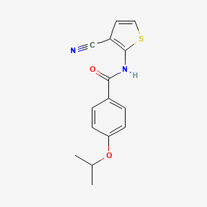 N-(3-cyanothiophen-2-yl)-4-isopropoxybenzamide