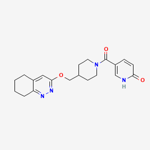 5-[4-(5,6,7,8-Tetrahydrocinnolin-3-yloxymethyl)piperidine-1-carbonyl]-1H-pyridin-2-one