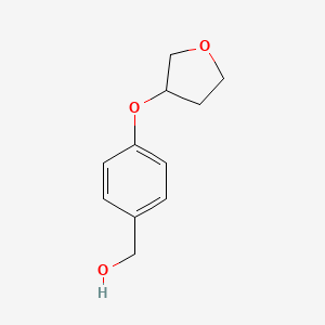 [4-(Oxolan-3-yloxy)phenyl]methanol