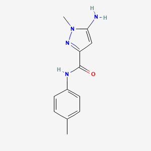 5-amino-1-methyl-N-(4-methylphenyl)-1H-pyrazole-3-carboxamide