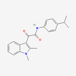 2-(1,2-dimethyl-1H-indol-3-yl)-N-(4-isopropylphenyl)-2-oxoacetamide