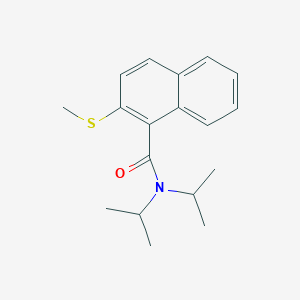 molecular formula C18H23NOS B259274 N,N-Diisopropyl-2-(methylthio)-1-naphthamide 