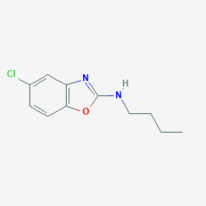 molecular formula C11H13ClN2O B259275 N-butyl-5-chloro-1,3-benzoxazol-2-amine 