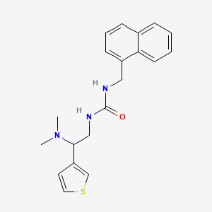 1-(2-(Dimethylamino)-2-(thiophen-3-yl)ethyl)-3-(naphthalen-1-ylmethyl)urea