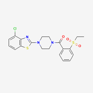 (4-(4-Chlorobenzo[d]thiazol-2-yl)piperazin-1-yl)(2-(ethylsulfonyl)phenyl)methanone