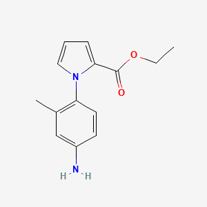 Ethyl 1-(4-amino-2-methylphenyl)pyrrole-2-carboxylate