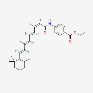 molecular formula C29H37NO3 B2592779 13-cis-N-[4-(Ethoxycarbonyl)phenyl]retinamide CAS No. 251441-94-8
