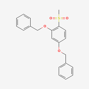 molecular formula C21H20O4S B2592785 2,4-Bis(Benzyloxy)-1-methanesulfonylbenzene CAS No. 1820603-90-4
