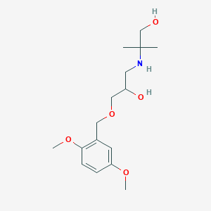 2-((3-((2,5-Dimethoxybenzyl)oxy)-2-hydroxypropyl)amino)-2-methylpropan-1-ol