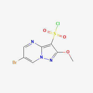 6-Bromo-2-methoxypyrazolo[1,5-a]pyrimidine-3-sulfonyl chloride