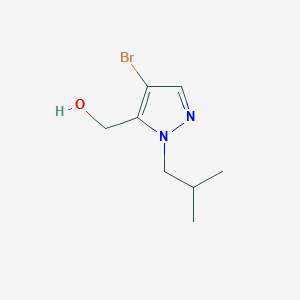 (4-Bromo-1-isobutyl-1H-pyrazol-5-yl)methanol