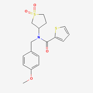 N-(1,1-dioxidotetrahydrothiophen-3-yl)-N-(4-methoxybenzyl)thiophene-2-carboxamide
