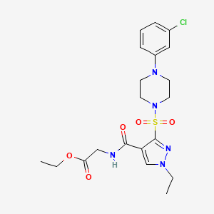 6-[(4-{[(5-chloro-2-thienyl)sulfonyl]amino}phenyl)thio]-N-cyclobutylnicotinamide
