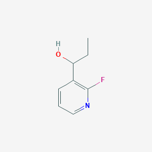 molecular formula C8H10FNO B2593027 1-(2-Fluoropyridin-3-yl)propan-1-ol CAS No. 1055306-54-1