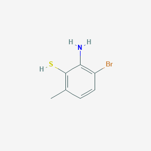 2-Amino-3-bromo-6-methylbenzene-1-thiol