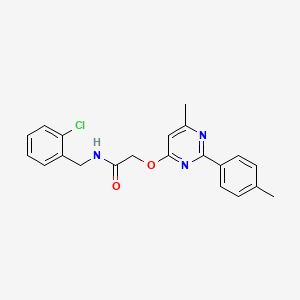 1-{4-[(4-methylbenzoyl)amino]benzoyl}-N-(3-phenylpropyl)piperidine-3-carboxamide