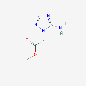 molecular formula C6H10N4O2 B2593104 Ethyl 2-(5-amino-1h-1,2,4-triazol-1-yl)acetate CAS No. 1340060-06-1