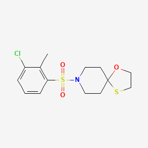8-((3-Chloro-2-methylphenyl)sulfonyl)-1-oxa-4-thia-8-azaspiro[4.5]decane