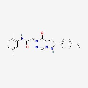 N-(2,5-dimethylphenyl)-2-[2-(4-ethylphenyl)-4-oxo-4H,5H-pyrazolo[1,5-d][1,2,4]triazin-5-yl]acetamide