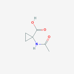 molecular formula C6H9NO3 B2593178 1-Acetamidocyclopropanecarboxylic acid CAS No. 38409-70-0
