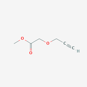 molecular formula C6H8O3 B2593198 Methyl 2-(prop-2-yn-1-yloxy)acetate CAS No. 67500-49-6