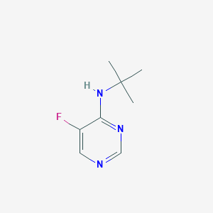 molecular formula C8H12FN3 B2593200 N-tert-butyl-5-fluoropyrimidin-4-amine CAS No. 2309734-41-4