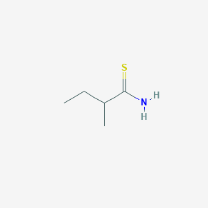 molecular formula C5H11NS B2593236 2-Methylbutanethioamide CAS No. 88512-44-1