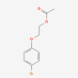 molecular formula C10H11BrO3 B2593257 2-(4-Bromophenoxy)ethyl acetate CAS No. 46352-71-0