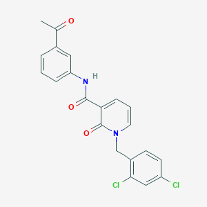 B2593359 N-(3-acetylphenyl)-1-(2,4-dichlorobenzyl)-2-oxo-1,2-dihydropyridine-3-carboxamide CAS No. 941910-68-5
